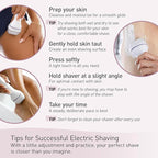 Panasonic Electric Bikini Trimmer, Women's Waterproof, Full-Body Cordless Electric Razors for Women with Bikini Attachments, 3 Hypoallergenic Blades, for Travel, Shower and Everyday Use - ES-AWL6AG