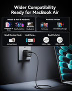 INIU Pocket Size 5000mAh 20W PD Fast Charging Power Bank & 2-Pack 30W PD Fast Charging, [USB-C + USB-A] Wall Charger Combo