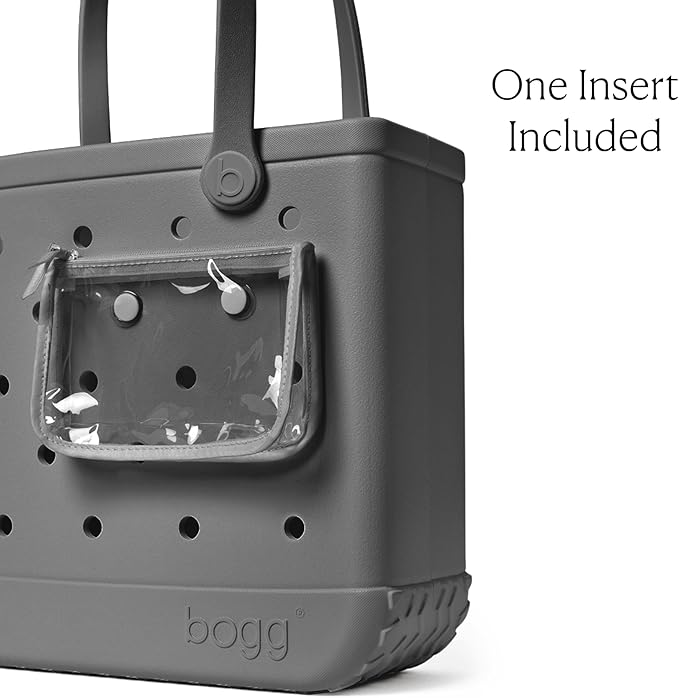 BOGG BAG Medium Tote – 15” x 12.5” x 5” – Durable, Washable, Tip-proof – Beach, Pool, Boat, Work, Sports (Fogg)