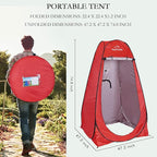 Your Choice Pop Up Privacy Tent, 3.9x3.9x6.2FT Portable Shower Tent for Camping, Waterproof Outdoor Changing Room with Carry Bag for Beach Hiking RV Fishing | Portable, for Camping, Beach, Hiking, with Carry Bag, Quick Setup