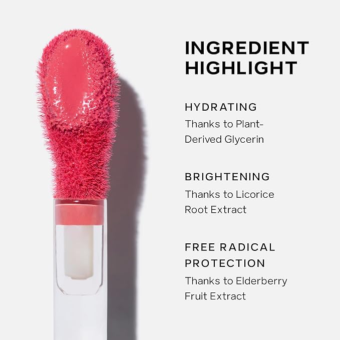 Saie Mini Dew Liquid Blush for Cheeks - Hydrating Cream Blush Stick with a Blendable + Buildable Formula - Skincare Infused Dewy Cheek Tint for a Natural Flush - Clean, Vegan Makeup - Baby (.24 oz)