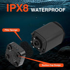 Portable Shower for Camping,7800mAh Rechargeable Camping Shower Pump,IPX8 Waterproof Outdoor Shower with LED Display and 3 Spray Modes for Hiking,Travel, Pet, Car Wash,RV Life