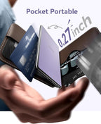 Kuulaa for MagSafe Battery Pack 5000mAh Slim Magsafe Portable Charger 0.28in Magnetic Wireless Apple Portable Charger 20W USB-C Power Delivery Power Bank for iPhone 16/15/14/13/12 Series (Purple)