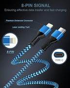 C Type Lightning Cable, Super Fast Pd iPhone Charger Cords Apple Certified Original Usbc Lightening Wire Cargador Powerline for 14 I Phone 13-8 Later Series Phones, Airpods, 6ft USB-c Lighting Charger