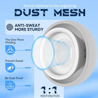 4 Pairs Replacement Ear Tips for AirPods Pro 2nd/1st Generation with Portable Storage Box & Cleaner Pen,Noise Reduction Holewith & Built-in dust Guard Screen,Silicone EarTips(Grey)