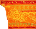 COTTON CRAFT Oversized XL Beach Towel 39 x 68-2 Pack - 100% Cotton Velour - Big & Huge - Pool Picnic Bath Towels - Jacquard Terry Thick Plush Super Soft Luxury - 450 GSM - Sunshine Orange Yellow