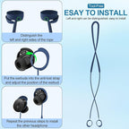 PUCGUE Anti-Lost Strap Compatible with Bose New QuietComfort Earbuds 2024, Silicone Sports Lanyard for Bose New QC Earbuds