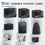 11 Set Packing Cubes for Travel, Gifts for Women Mom,Anti-Tearing Suitcase Organizer,OlarHike Vacation Essentials & Accessories for Cruise Ship
