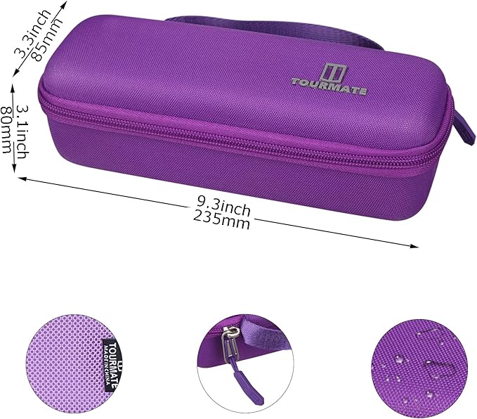 Tourmate Hard Storage Case for Anker 737 Power Bank (PowerCore 24K) / 715 Charger (Nano II 65W) Combo,Travel Case for Prime Power Bank 20,100mAh—27,650mAh（Case Only）(Purple)