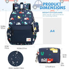 mygreen Toddler Backpack, Kids Backpack for Boys and Girls with Chest Strap | with Chest Strap