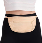 Hidden Travel Money Belt for Women - Anti-Theft Waist Pack, Lightweight Travel Fanny Pack for Money, Passport & Daily Travel Use