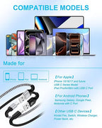 iPhone 17e 17 Carplay Cable USB C Charger Fast Charging for iPhone 17 Pro Max 17Pro Air 16e 16 15 Plus, USB to USB-C Cord USBC Android Auto Car Play Cable Power Wire Type C Apple Galaxy 3FT for Car
