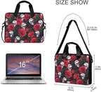 MNSRUU Laptop Bag for 15.6 inch Black Gothic Bats