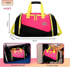 Urbanstand Gym Bag for Men & Women - 30L Duffel Bag with Shoe Compartment, Weekender Water Resistant Sports Duffle Bag for Travel, Fitness & Workouts, Pink Yellow