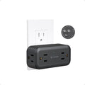 TROND 360 Rotating Outlet Adapter, Surge Protector Outlet Extender with 4 AC, 900 Joules Surge Protection, A Small Charging Station, Wall Plug Extender for Home Office Travel, Black