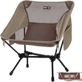 Overmont Ultralight Portable Camping Chair- Lightweight Folding Backpacking Chair, Support up to 330Lbs Compact Beach Chair for Adults with Carry Bag for Backpack Hiking Fishing Outdoor Camp Travel