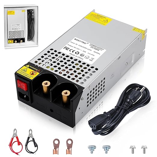 12V Switching Power Supply 1000W 83A Universal Power Supply Adapater Transformer Converter AC to DC Voltage Converter for Led Strip, Motor Pump, CCTV, Electronic Instruments, Lab Computer