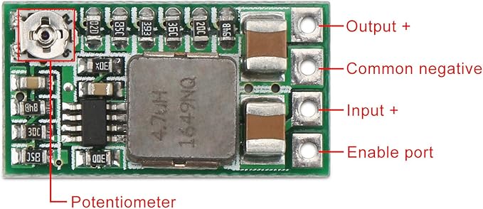 DROK 5v Regulator, 5pcs Mini Voltage Reducer DC 4.5-24V 12V 24V Step Down to 5V Buck Converter Board 3A Volt Step-Down Transformer Power Supply Module