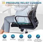 Inflatable Airplane Seat Cushion, Comfort 3d Air Cell Seat Cushion, Tailbone Pain Relief for Long Distance Sedentary People to Use (Black, 16*18in)