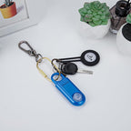 130dB Personal Safety Alarm Ultra Bright Strobe Light Loud Sound Keychain Siren with Carabiner for Women, School Children, Night Runners. Hiking Alarm Bear Deterrent. SOS Emergency Alerts. Blue