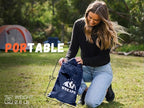 WEKAPO Inflatable Couch Air Lounger Chair - Camping & Beach Accessories, Portable Blow up Sofa for Hiking, Lawn, Indoor/Outdoor Movies & Music Festivals. Lightweight and Easy to Set Up Air Hammock