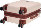 Rockland Palm Beach Hardside 20" ABS Carry On, Ivory