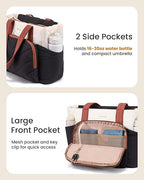 LOVEVOOK Puffer Tote Bag for Women, V-Quilted Puffy Teacher Tote Nurse Bag, Large Shoulder Laptop Purse for Work Travel Gym