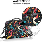 Laptop Shoulder Bag for Women Men, Waterproof Computer Case Messenger Bag Briefcase for Business Office Travel