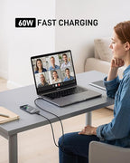 USB A to USB C Cable Fast Charging 10FT 2Pack, Long USB C Cable for Car, Durable Braided USB to USB Type C Cord iPhone USBC Charger for iPhone 17/16/15/Pro Max, Samsung Galaxy S23 and More-Black