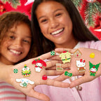 Hello Kitty and Friends Holiday Puffy Sticker Playset, Includes Over 30 Hello Kitty Stickers, 2 Sticker Play Scenes, Reusable Stickers for Kids, Sanrio Stuff, Reusable Sticker Book, Travel Toys