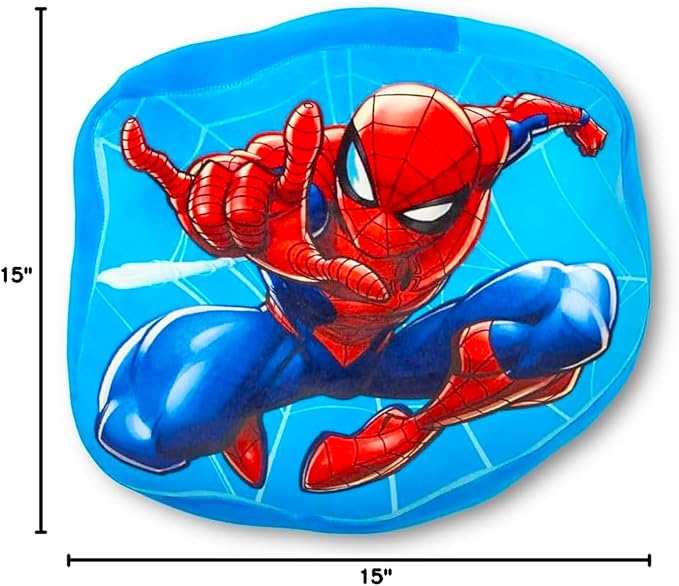 Spiderman Travel Blanket and Pillow Set - Bundle with Spiderman Blanket, Pillow, Stickers, More | Spiderman Travel Accessories for Kids