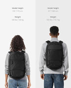 tomtoc Laptop Backpack 26L, Large Business Work Bag Fits 15.6-16 Inch Laptop, Water-Resistant Durable Computer Travel Backpack for Business Trip, Weekend Getaway