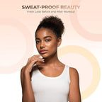 4pc (COCOA) KIT w/KABUKI BRUSH Mineral Makeup Matte Loose Powder Foundation Concealer Blush Long Lasting Bare Face Cosmetics