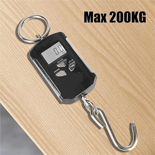 Luggage Weight Scale, Hanging Scale Backlit Electronic with Hook 200kg/100g Digital,for Travel