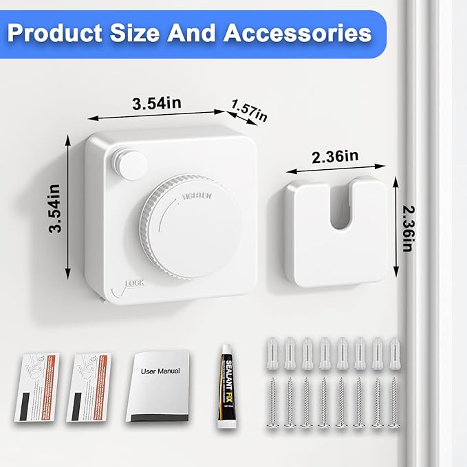 2 Pack Retractable Clothesline Indoor & Outdoor, 16.2 Ft Non-Sagging Stainless Steel Laundry Washing Line with Wall Mounted Heavy Duty Design, Space-Saving Clothing Drying Rack (White)