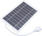Zunate Solar Panel Power Bank with Dual USB Outputs, Monocrystalline Silicon Phone Charger for Outdoor Camping and Charging Tablets or Cameras At 9 X 16cm Size