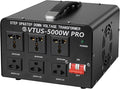 Cantonape 5000 Watt Voltage Converter Transformer - Heavy Duty Step Up/Down Convert from 110-120 Volt to 220-240 Volt and from 220-240 Volt to 110-120 Volt