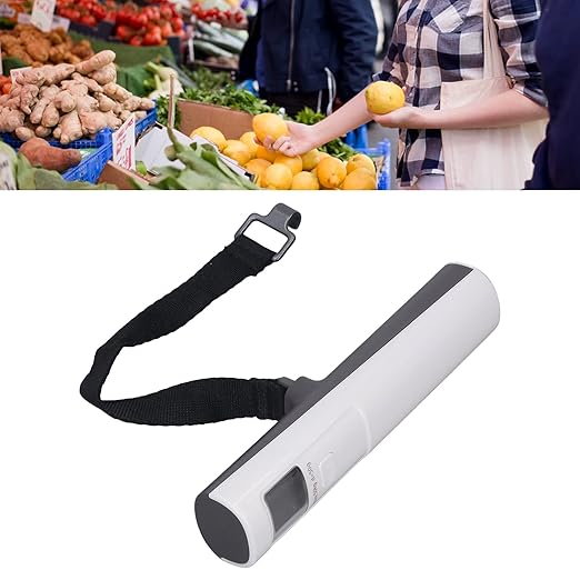 Digital Luggage Scale, 110 Lbs High Accuracy Hand Shaking Self Powered Hanging Baggage Scale with LCD Display, Portable Suitcase Weighing Scale for Home, Office, Travel, Picnics