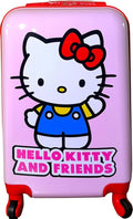Fast Forward Kids Licensed Hard-Side 21" Spinner Luggage Lightweight Carry-on Suitcase Hello Kitty I