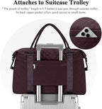 HYC00 Travel Duffel Bag,Carry-on Overnight Weekender Bags for Women,Sports Tote Gym Bag with Wet Pocket