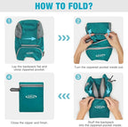 G4Free Lightweight Packable Hiking Backpack for Men Women Small Hiking Daypacks Foldable Shoulder Pack Casual Outdoor Bag 11L