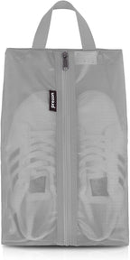 Travel Shoe Bags - Water Resistant TPU Mesh, Sturdy YKK Zipper, Unisex Shoe Pouch for Travel or Home Storage