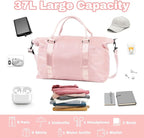 Weekender Duffel Bags for Women， Travel Totes Bag for Airplane Essentials, Overnight Bags for Women with Trolley Sleeve, Large Carry On Hospital Bag for Labor and Delivery, Sport, Gym