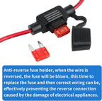 DC 12V Step Up to 24V 3A 72W Voltage Booster Converter DC Power Converter with Fuse & Connectors Waterproof Module Transformer for Golf Cart Club Car