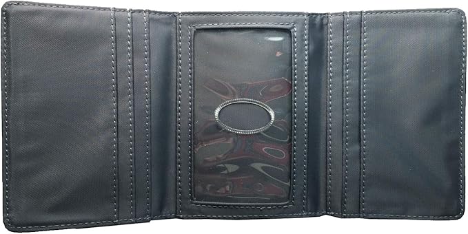 Big Skinny Tri-Fold Wallet, Holds Up to 25 Cards, Charcoal