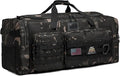 130L Extra Large Duffle Bag for Men, Heavy Duty Duffle Bag for Travel, Large Sports Gym Equipment Bag for Hockey Football Soccer Baseball Basketball & Team training, Dark CM