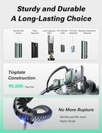 AINOPE USB C to USB C Cable, 16 FT USB C Cable Fast Charging with USB to USB C Adapter, 60W USB to USBC Cable for iPhone 17 Pro Max Air Type C Cable for iPhone 16/15/14/13/12, Grey