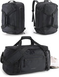 BAGSMART 4-IN-1 Gym Bag for Women Men, TSA Lightweight Duffle Bag for Travel with Shoe Compartment & Wet Pocket, 22L/30L/38L Tactical Backpack with 40oz Water Bottle Holder