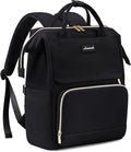 LOVEVOOK Laptop Backpack for Women with Giant Tumbler Holder Pocket, 18 inch Travel Work Bag Purse for Nurse Teacher, Waterproof Casual Daypack Bookbag for College Business