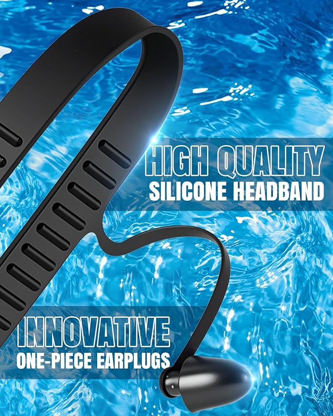 Swim Goggles 2 Pack, Wide View Anti Fog&UV Swimming Goggles for Audlt, No Leak Pool Beach Essentials for Men Women